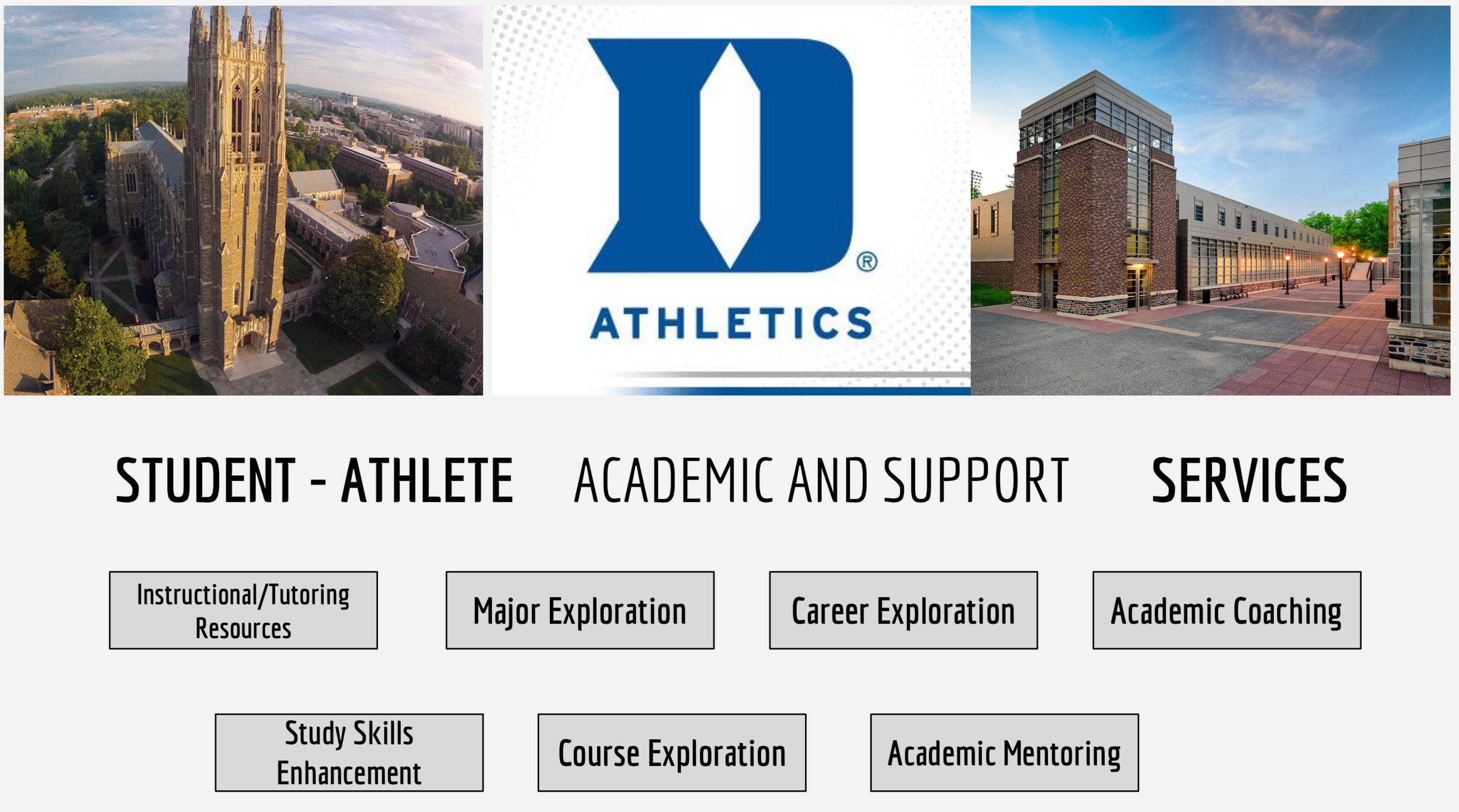 Duke Athletics flyer