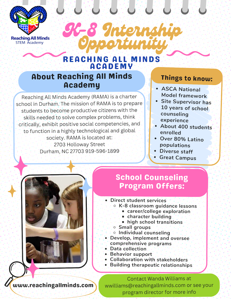 Reaching All Minds Academy flyer