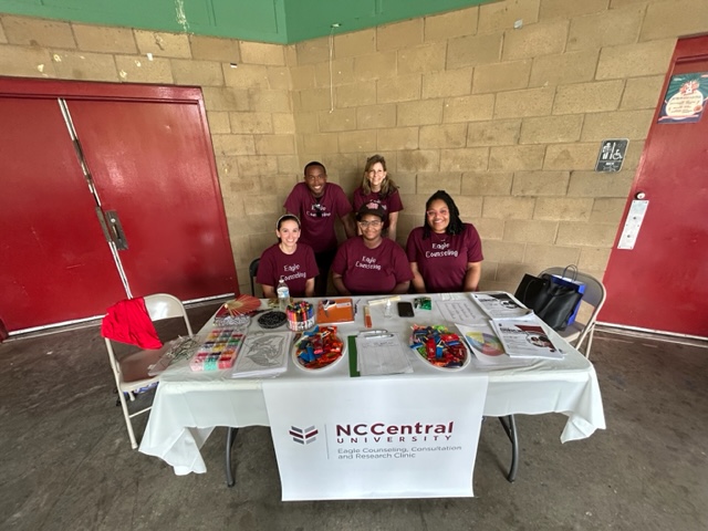 NCCU Counseling students at the event with Dr. Lupton-Smith